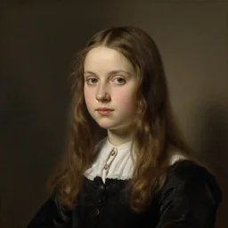 A decent young girl portrait by Caspar David Friedrich.