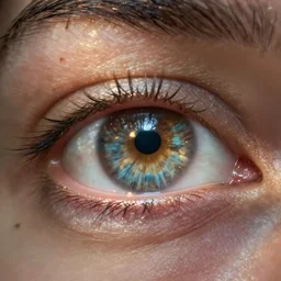 human eye, macro, extremely detailed