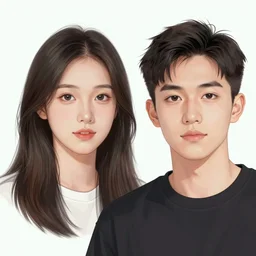 digital portrait, loish and ross draws