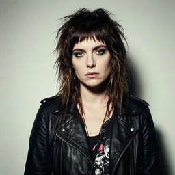 gritty punk portrait of ann veal played by mae freeman