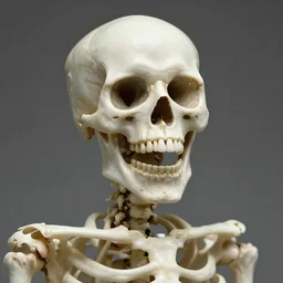 laughing skeleton by H.R. Giger