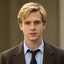 Patrick Bateman with blond hair