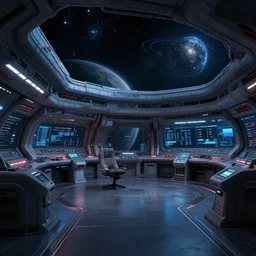 engine room on a star cruiser,, star - field and planet in the background, digital art, highly detailed, trending on artstation, concept art, sci - fi, in the style of mass effect