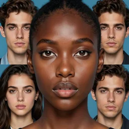 stunning goddess of life portrait, clear eyes and dark skin. realistic, symmetrical face. art by bowater charlie, mark brooks, julie bell, arian mark, tony sandoval
