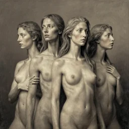 four - headed human
