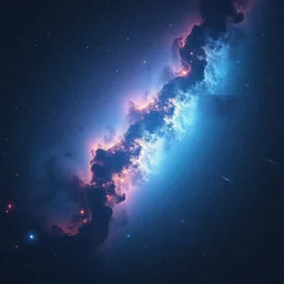 for you are made of nebulas and novas and night sky you're made of memories you bury or live by, digital art
