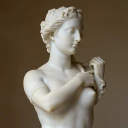 margot robbie as a marble statue, female beauty