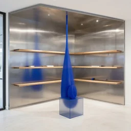 minimal bluebottle interior by flower retail shop made of stainless steel and wood designed by jonathan ive