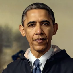 portrait of barack obama. in the style of leonardo da vinci