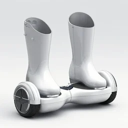 CAD design of Nike hoverboard exoskeleton boots, CAD design inspired by retrofuturistic aesthetics, solidworks, autodesk inventor, catia