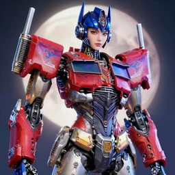 studio portrait of lee ji - eun as colorful divine mech paladin transformers, absurdly beautiful, elegant, sexy, super fine surreal detailed facial by kim jung gi, irakli nadar, intricate lines, clear focus, vivid colors, matte, octopath voyager, final fantasy, unreal engine, global illumination, radiant light, during a blood moon