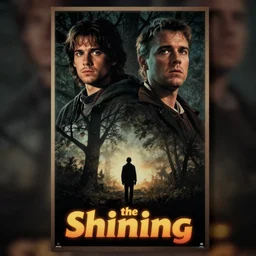 vintage the shinning poster by karol bak, james jean, tom bagshaw, rococo, sharp focus, trending on artstation, cinematic lighting, hyper realism, octane render, 8 k, hyper detailed.
