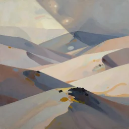 abstract elemental inscape by Storm Thorgerson, gorgeous detailed matte painting, muted pastel colors