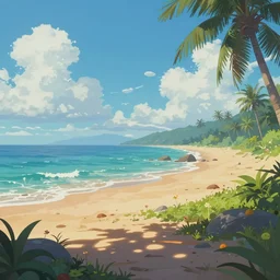 digital matte fantasy dreamy beachscape, artstation, behance, 8 k by angus mckie