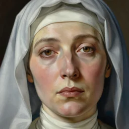 mother mary by kehinde wiley and rembrandt. photorealistic facial features, portrait, detailed face, ultra high details, large, close - up.