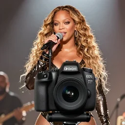 Beyonce giving a concert, EOS 5D, ISO100, f/8, 1/125, 84mm, RAW Dual Pixel, Dolby Vision, HDR, professional