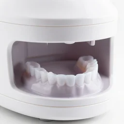 appliance that holds your mouth into a smile, product photo, detailed, 4k