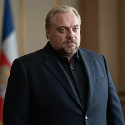 Alexander Lukashenko in Terminator, cinematic still