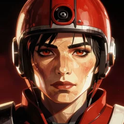 star wars droid red dead redemption art style, rockstar games art, semi - realistic anime, portrait, beautiful face, symmetrical face