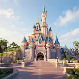 disneyland new redesigned concept art model render art octane 8 k 1 6 k