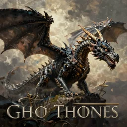 painting of game of thrones dragon