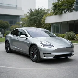 a Tesla car in 1990