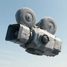 a gigantic hard surface military hardware digital movie camera shaped atat movie spaceship m1 tank floating in the sky, star wars, maschinen krieger, anime mech armor, ilm, beeple, star citizen halo, mass effect, transformers, elysium, warm saturated colours