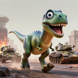 pixar running dinosaurs atat googly eyes, military tank fury road iron smelting pits space marines, highly detailed cinematic scifi render of 3 d sculpt of spiked gears of war skulls bucketwheel jabbas palace, military chris foss, john harris, hoover dam'aircraft carrier tower'beeple, warhammer 4 0 k, halo, halo, mass effect
