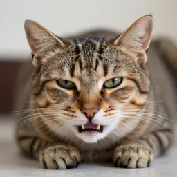 choking cat