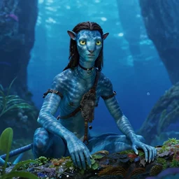 A cinematic film still of the movie Avatar by James Cameron.