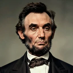 a surreal portrait of abraham lincoln by salvador dali