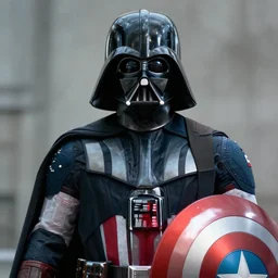 a still of Darth Vader as Captain America in Captain America (2011)