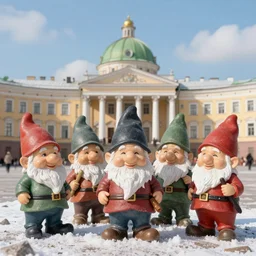 Where did the gnomes live in pre-Peter Petersburg