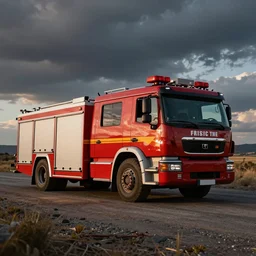 a fire truck / train hybrid