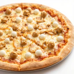 peanut butter and gumballs on pizza, food photography