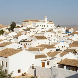 old French village heavily influenced by Moroccan architecture