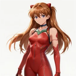 asuka langley sohryu, digital painting, artstation, concept art, smooth, sharp focus, illustration, art by artgerm and greg rutkowski, alphonse mucha, boris vallejo, george doutsiopoulos, and frank frazetta