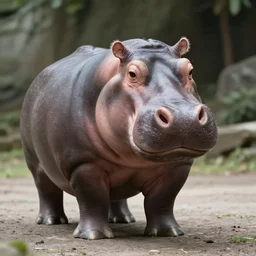a grumpy grumpy grumpy hippo