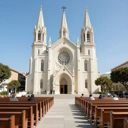 people in church in san fransisco