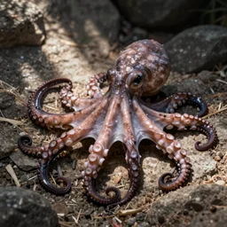 beakless octopus