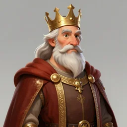 portrait of a medieval old king, cartoon character, artstation, elegant, highly detailed, digital painting, concept art, smooth, sharp focus, illustration, art by studio ghibli, makoto shinkai, don bluth, fujita goro, jean giraud, atey ghailan, akihiko yoshida, tom whalen 8 k