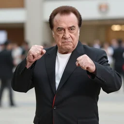 a highly detailed Danny Devito Cosplaying as Kenshiro from fist of the north star