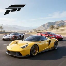 cars from artstation in forza horizon, beamng, grand theft auto, need for speed. art by filip hodas and artgerm. indoor, rhads. 3 d render, surrealism, hyperrealism.