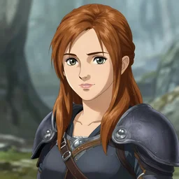 an anime portrait of emma watson as aela the huntress from skyrim, by stanley artgerm lau, wlop, rossdraws, james jean, andrei riabovitchev, marc simonetti, and sakimichan, tranding on artstation