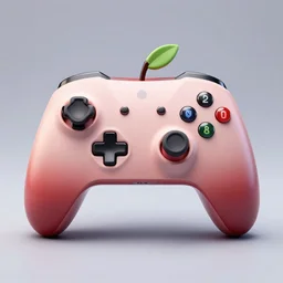a concept release of a gaming controller in the shape of an apple