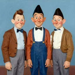the three stooges painted by norman rockwell