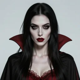 the vampire woman portrait, fantasy art, concept art, photorealistic, highly detailed,
