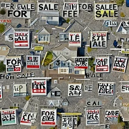 house with a For Sale Sign