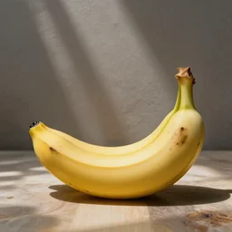 banana sunbathing, painting