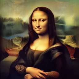 leonardo da vinci ´ s gioconda with cat face